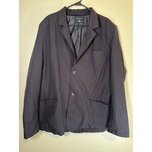 Calvin Klein Jeans Blazer Jacket Size XXL Black Pinstripe *MAKE OFFERS*